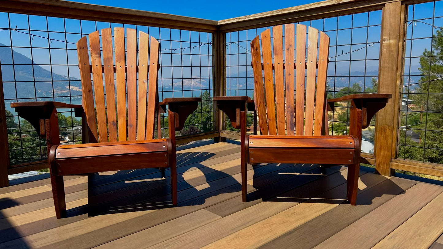 Rustic Konocti Signature Series Adirondack Chairs